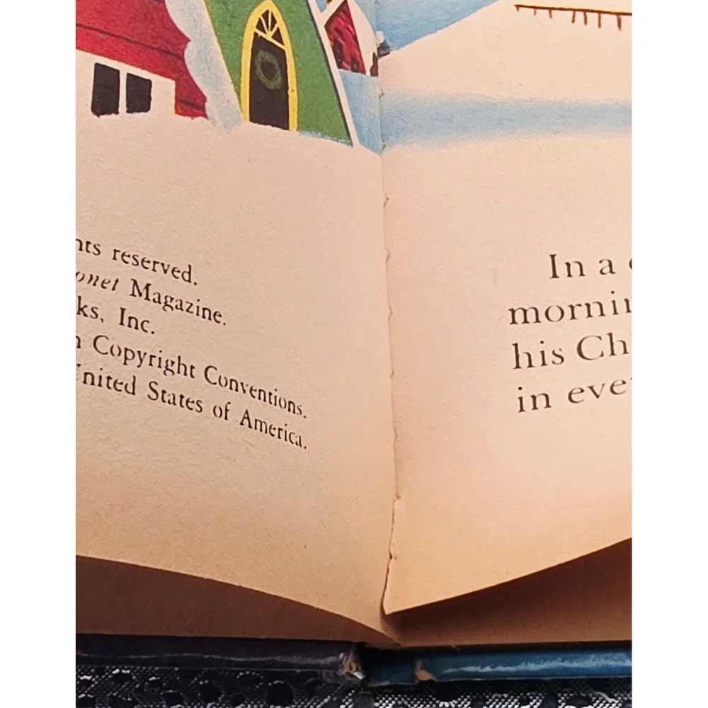 Vintage 1958 The Littlest Snowman Wonder Books Charles Tazewell George De Santis